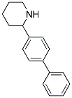 2-[1,1'-BIPHENYL]-4-YLPIPERIDINE 结构式