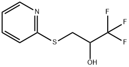 1,1,1-TRIFLUORO-3-(2-PYRIDINYLSULFANYL)-2-PROPANOL 结构式