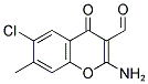 2-Amino-6-chloro-7-methyl-3-formyl chromone 结构式