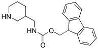 3-N-FMOC-AMINOMETHYL PIPERIDINE 结构式