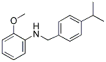 N-(4-ISOPROPYLBENZYL)-2-METHOXYANILINE 结构式
