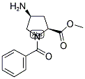 (2S,4S)-4-AMINO-1-N-BENZOYL-PYRROLIDINE-2-CARBOXYLIC ACID METHYL ESTER 结构式