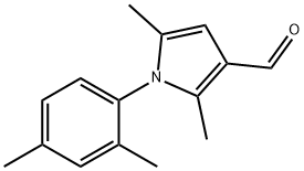 1-(2,4-二甲基苯基)-2,5-二甲基-吡咯-3-甲醛 结构式