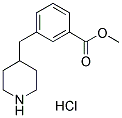 3-PIPERIDIN-4-YLMETHYL-BENZOIC ACID METHYL ESTER HCL 结构式