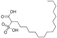 alpha-Sulfostearic acid 结构式