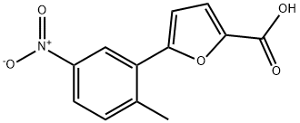 5-(2-METHYL-5-NITRO-PHENYL)-FURAN-2-CARBOXYLIC ACID 结构式