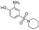 2-AMINO-4-(PIPERIDINE-1-SULFONYL)-PHENOL 结构式