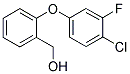[2-(4-CHLORO-3-FLUOROPHENOXY)PHENYL]METHANOL 结构式
