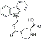 4-FMOC-PIPERAZINE-2-(S)-CARBOXYLIC ACID 结构式