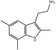 2-(2,5,7-TRIMETHYL-1H-INDOL-3-YL)-ETHYLAMINE 结构式