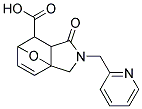 4-OXO-3-PYRIDIN-2-YLMETHYL-10-OXA-3-AZA-TRICYCLO-[5.2.1.0(1,5)]DEC-8-ENE-6-CARBOXYLIC ACID 结构式