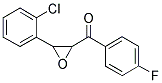 2-(2-CHLOROPHENYL)-3-(4-FLUOROBENZOYL)OXIRANE 结构式