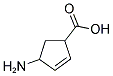 4-AMINO-CYCLOPENT-2-ENECARBOXYLIC ACID 结构式