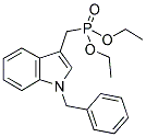 DIETHYL[(1-BENZYL-INDOL-3-YL)METHYL] PHOSPHONATE 结构式
