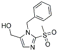 [1-BENZYL-2-(METHYLSULFONYL)-1H-IMIDAZOL-5-YL]METHANOL 结构式