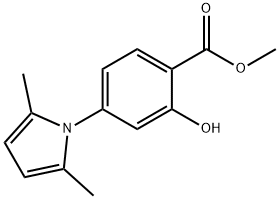 METHYL 2-HYDROXY-4-(2,5-DIMETHYL-1H-PYRROL-1-YL)-BENZENECARBOXYLATE 结构式