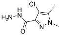 4-CHLORO-1,5-DIMETHYL-1 H-PYRAZOLE-3-CARBOXYLIC ACID HYDRAZIDE 结构式