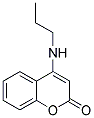 4-(PROPYLAMINO)-2H-CHROMEN-2-ONE 结构式