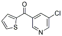 3-Chloro-5-(2-thenoyl)pyridine 结构式