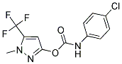 1-METHYL-5-(TRIFLUOROMETHYL)-1H-PYRAZOL-3-YL N-(4-CHLOROPHENYL)CARBAMATE 结构式