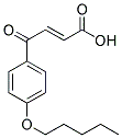 4-OXO-4-(4-PENTYLOXY-PHENYL)-BUT-2-ENOIC ACID 结构式