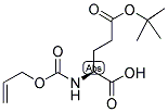 ALOC-GLU(OTBU)-OH 结构式