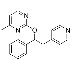 4,6-DIMETHYL-2-[1-PHENYL-2-(PYRIDIN-4-YL)ETHOXY]PYRIMIDINE 结构式