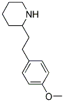 2-[2-(4-Methoxyphenyl)ethyl]piperidine 结构式
