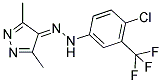 3,5-Dimethyl-4H-pyrazol-4-one [4-chloro-3-(trifluoromethyl)phenyl]hydrazone 结构式