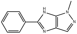 1-METHYL-5-PHENYL-1,6-DIHYDROIMIDAZO[4,5-C]PYRAZOLE 结构式