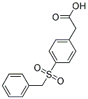 4-(苯甲基磺酰)苄基丁酸 结构式