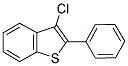 3-Chloro-2-phenylbenzo[b]thiophene 结构式