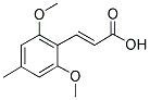 2,6-DIMETHOXY-4-METHYLCINNAMIC ACID 结构式