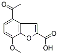 4-ACETYL-7-METHOXY-BENZOFURAN-2-CARBOXYLIC ACID 结构式