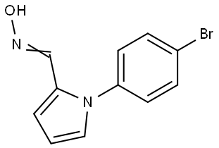 1-(4-Bromophenyl)-1H-pyrrole-2-carbaldehyde oxime 结构式