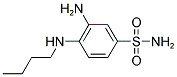 3-AMINO-4-(BUTYLAMINO)BENZENESULFONAMIDE 结构式