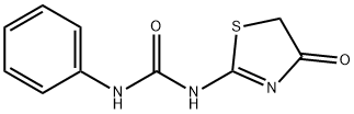 N-(4-OXO-4,5-DIHYDRO-1,3-THIAZOL-2-YL)-N'-PHENYLUREA 结构式