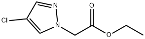 2-(4-氯-1H-吡唑-1-基)乙酸乙酯 结构式