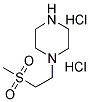 1-(2-METHANESULFONYL-ETHYL)PIPERAZINE DIHYDROCHLORIDE 结构式