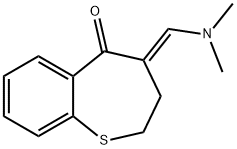 4-[(E)-(DIMETHYLAMINO)METHYLIDENE]-3,4-DIHYDRO-1-BENZOTHIEPIN-5(2H)-ONE 结构式