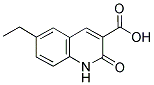 6-ETHYL-2-OXO-1,2-DIHYDRO-QUINOLINE-3-CARBOXYLIC ACID 结构式