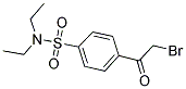 4-(BROMOACETYL)-N,N-DIETHYLBENZENESULFONAMIDE 结构式