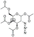 2-AZIDO-2-DEOXY-1,3,4,6-TETRA-O-ACETYL-D-GALACTOPYRANOSE 结构式