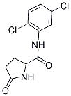 5-OXO-PYRROLIDINE-2-CARBOXYLIC ACID (2,5-DICHLORO-PHENYL)-AMIDE 结构式