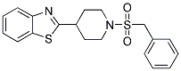2-[1-(Benzylsulfonyl)-4-piperidinyl]-1,3-benzothiazole 结构式