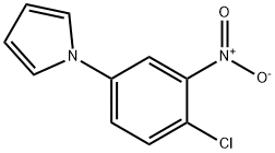 1-(4-CHLORO-3-NITRO-PHENYL)-1H-PYRROLE 结构式