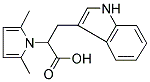 2-(2,5-DIMETHYL-PYRROL-1-YL)-3-(1H-INDOL-3-YL)-PROPIONIC ACID 结构式