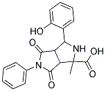 3-(2-Hydroxyphenyl)-1-methyl-4,6-dioxo-5-phenyloctahydropyrrolo[3,4-c]pyrrole-1-carboxylic acid 结构式