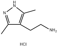 2-(3,5-Dimethyl-1H-pyrazol-4-yl)-ethylamine dihydrochloride 结构式