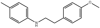 [2-(4-METHOXY-PHENYL)-ETHYL]-P-TOLYL-AMINE 结构式